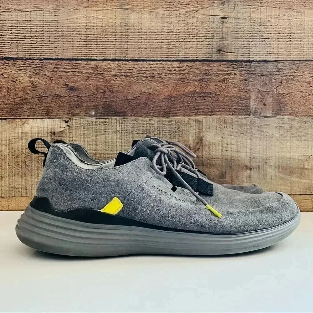 Cole Haan Men’s Grandsport Apron Sneaker-Quiet Shade Grey